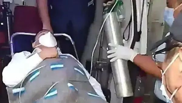 El alcalde Fernández es trasladado a una clínica privada.