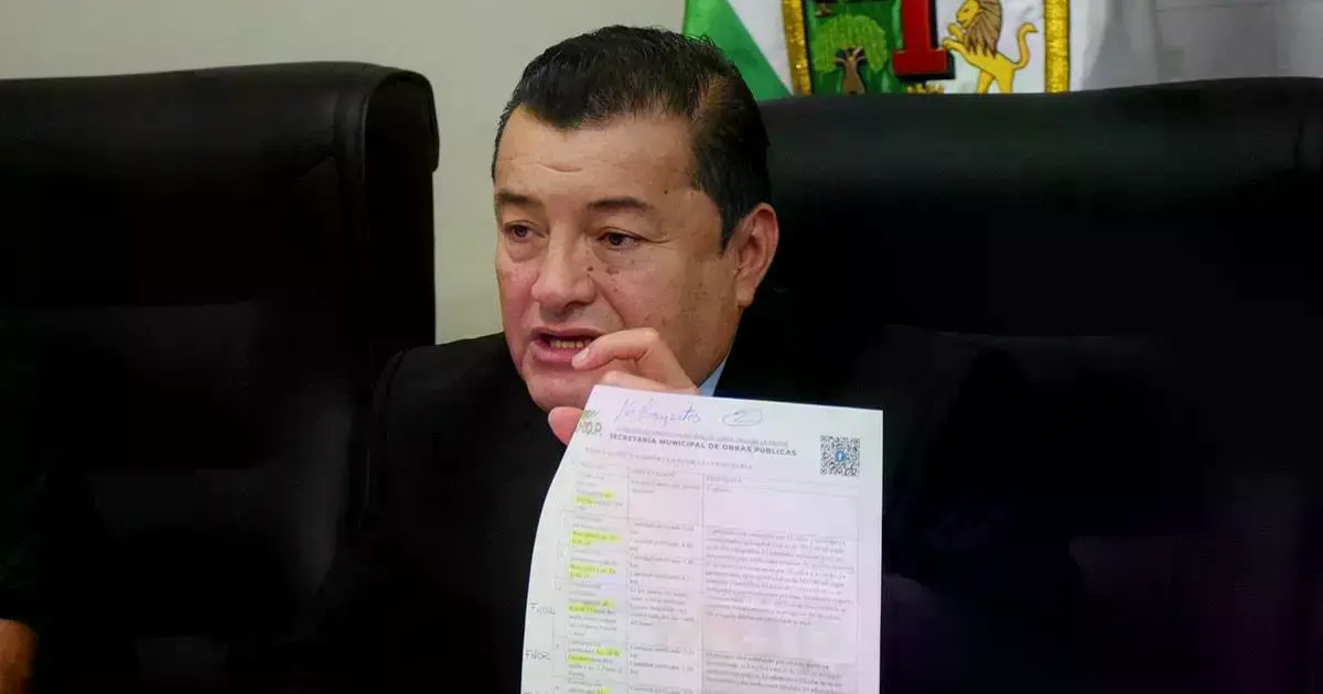 Jhonny Fernández, alcalde de Santa Cruz de la Sierra.