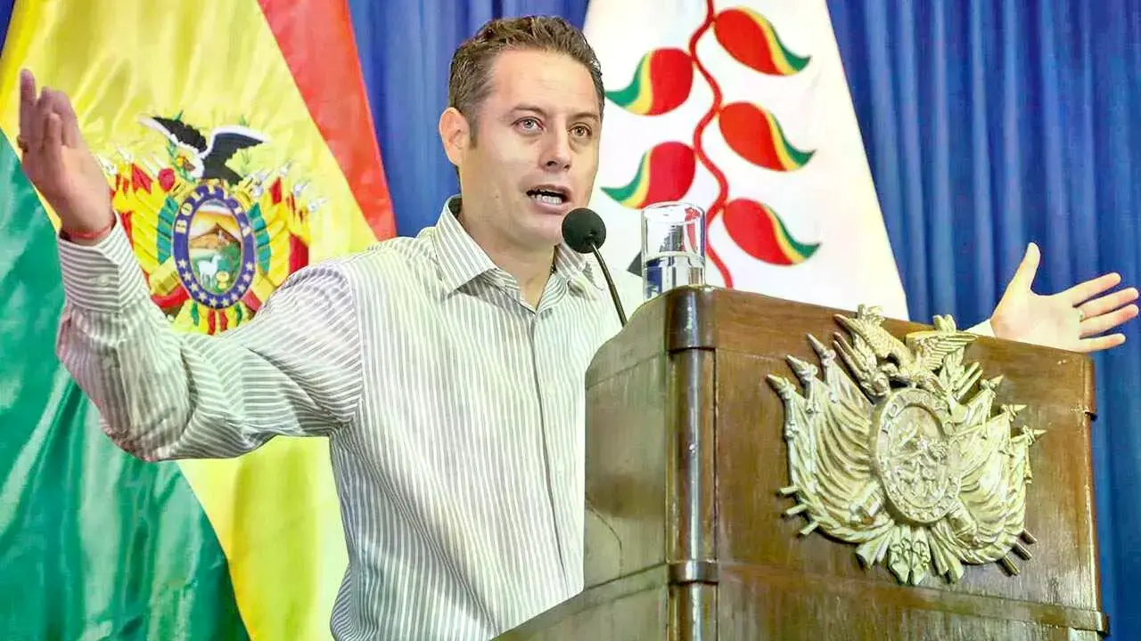El vicepresidente de Bolivia, Edmand Lara.