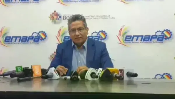 El gerente de Emapa, Sergio Siles.