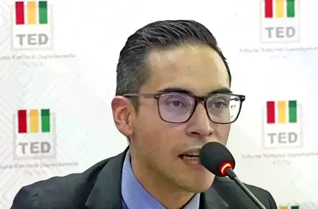 Sergio Miranda, vocero del Tribunal Electoral Departamental de Chuquisaca.