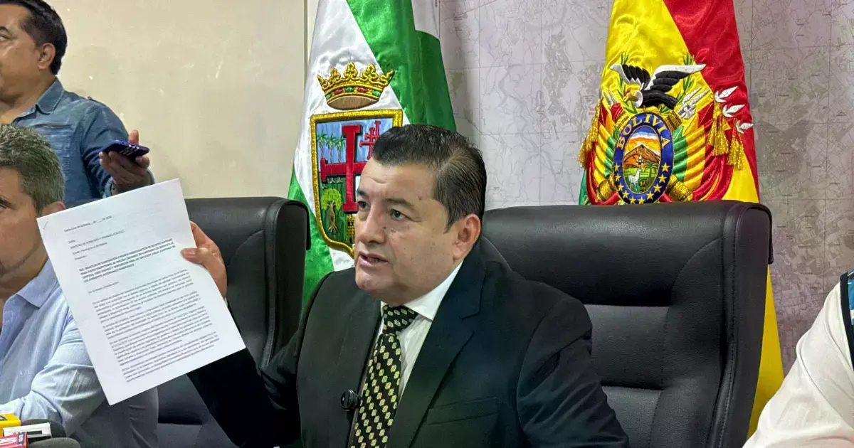 Jhonny Fernández, alcalde de Santa Cruz de la Sierra