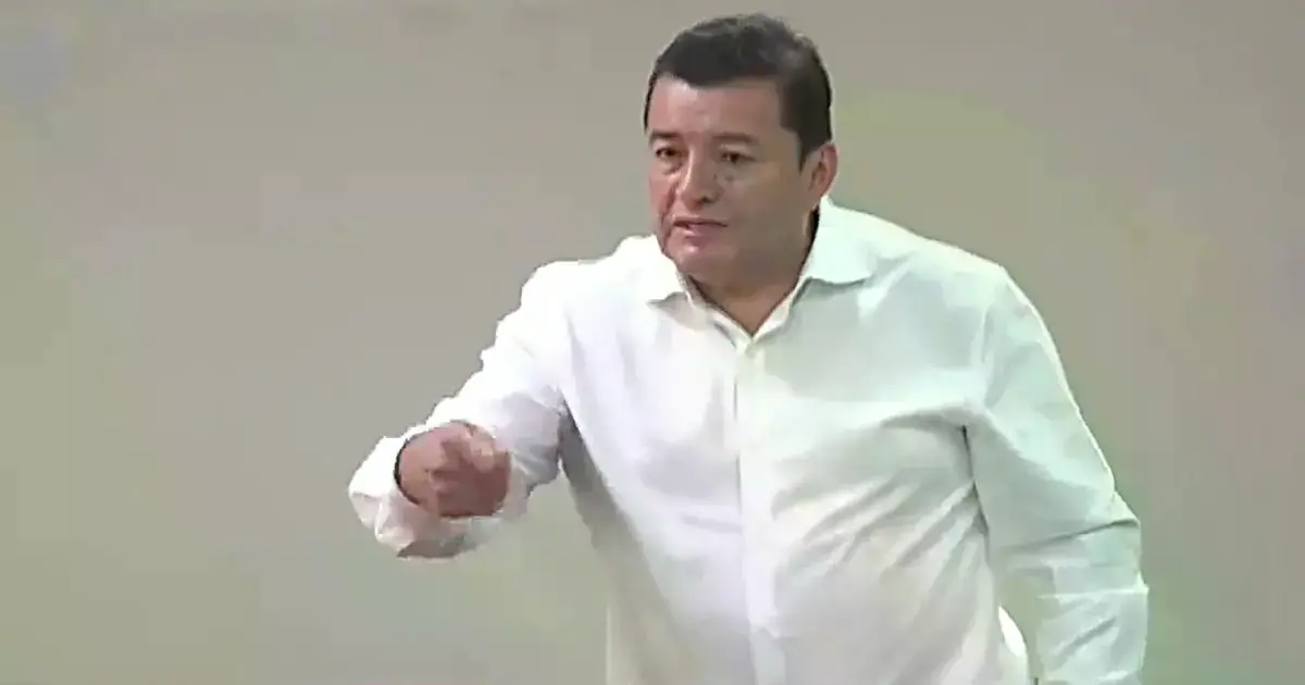 Jhonny Fernández durante su intervención en la audiencia cautelar del caso pavimento