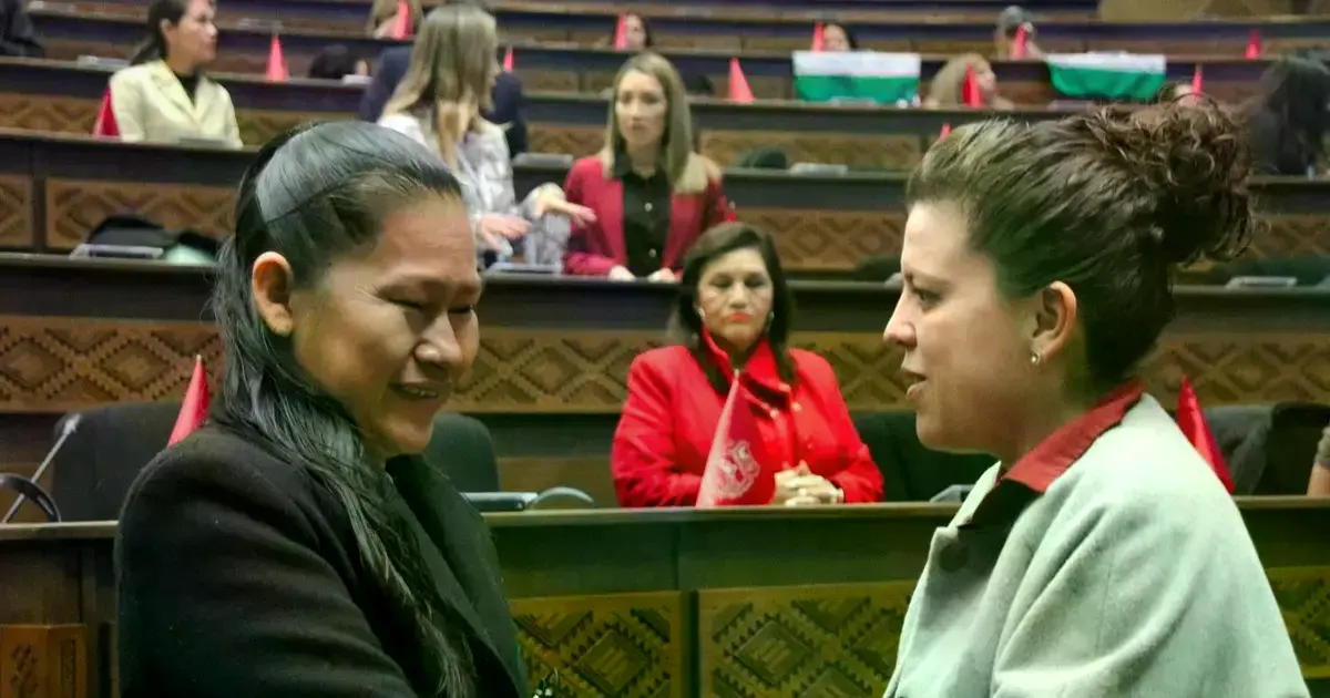 Posesión de Aida Luz como diputada suplente