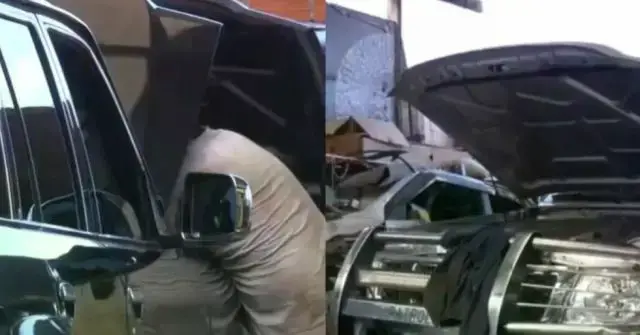 Legislador dice que nueve vagonetas del Senado están en un taller mecánico.