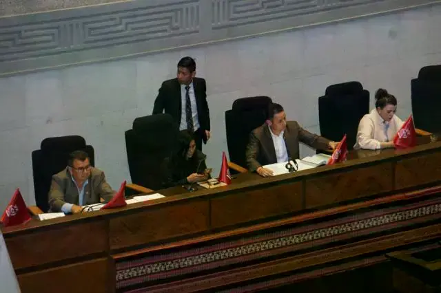 Sesión de este viernes en la Asamblea Legislativa Plurinacional.
