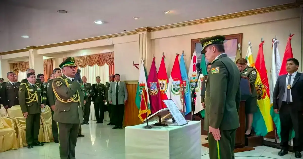 Acto de posesión de Lionel David Valenzuela.