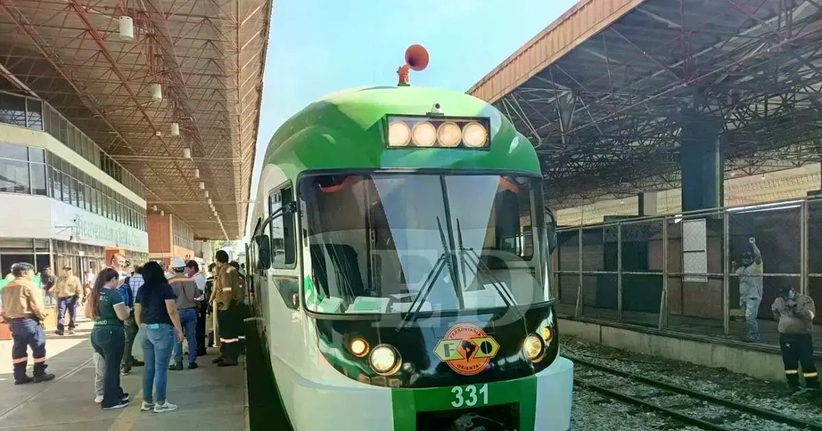 Este viernes partió el ferrobús hasta Puerto Quijarro