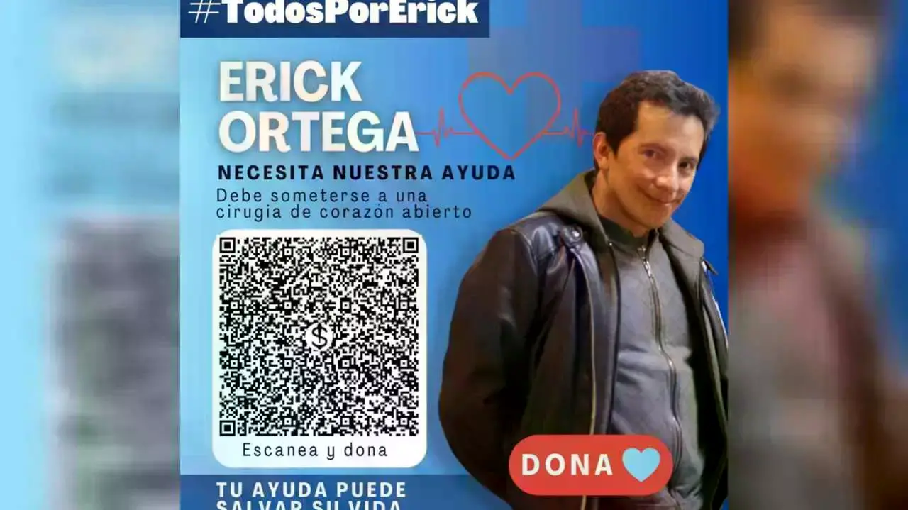 Afiche de campaña a favor del periodista y escritor paceño Erick Ortega.