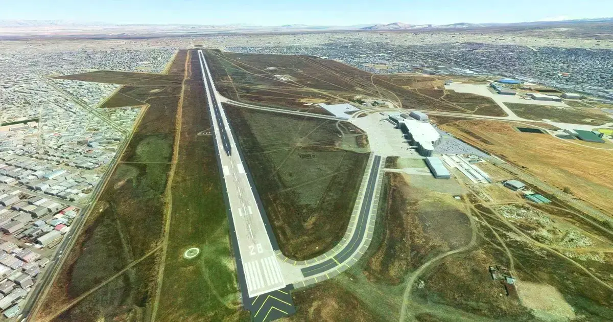 Vista general del Aeropuerto de El Alto.