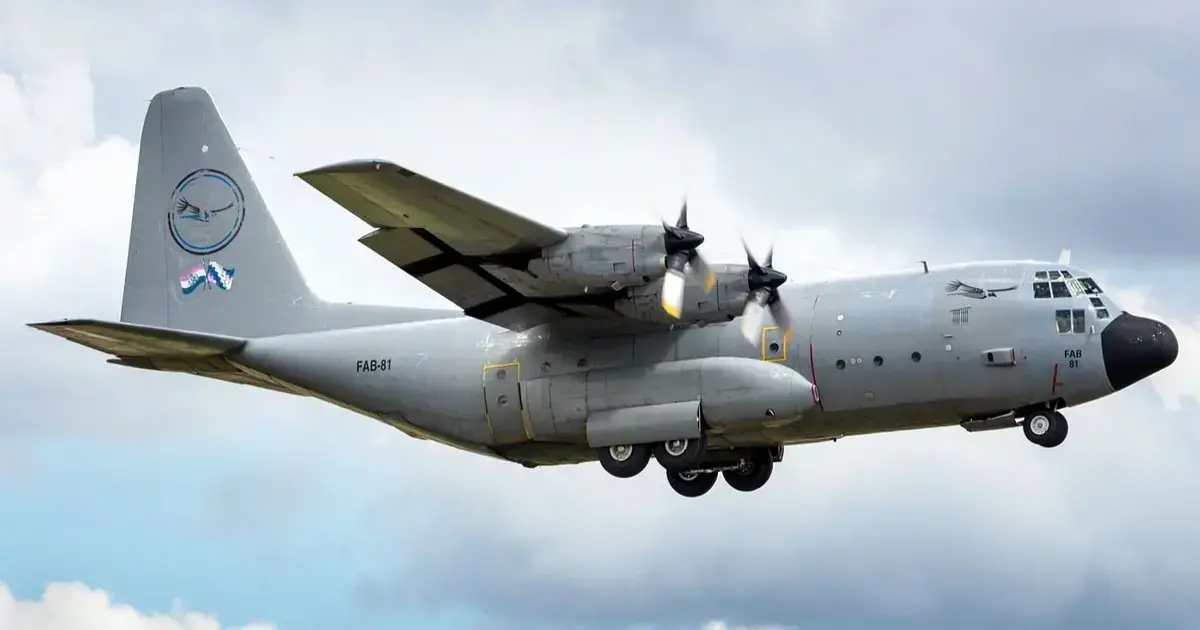 El Hercules C-130 de la FAB, en operación