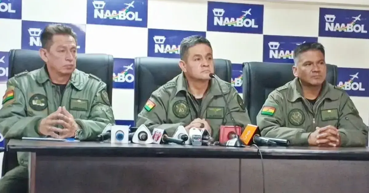 El coronel Alarcón en rueda de prensa.
