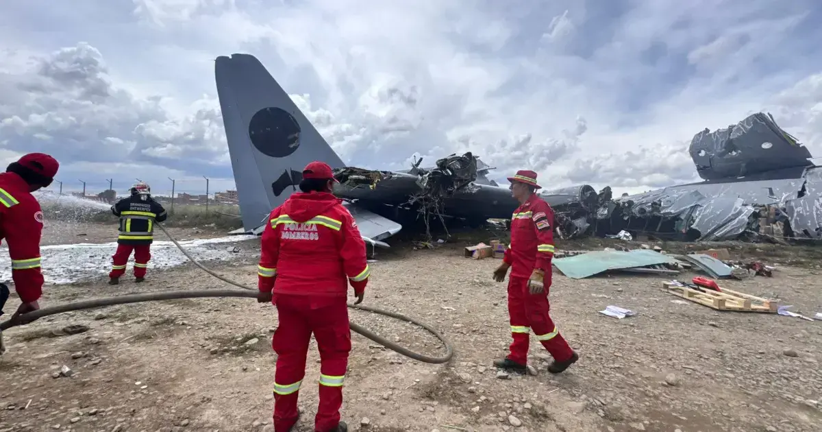 La Unidad de Bomberos en el punto del siniestro
