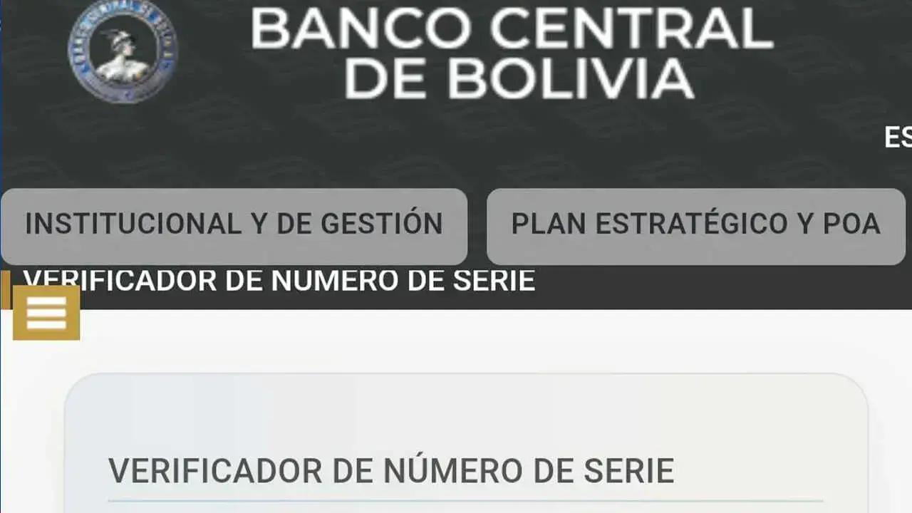 BCB habilita verificador digital para billetes de la Serie B tras accidente aéreo
