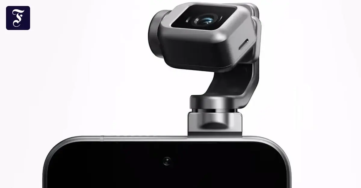 La cámara desplegable con gimbal del Robot Phone