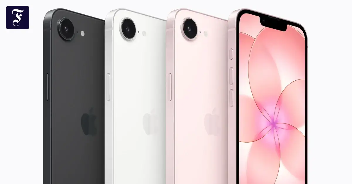 El nuevo iPhone 17e, disponible en colores frescos y con un módem rápido.