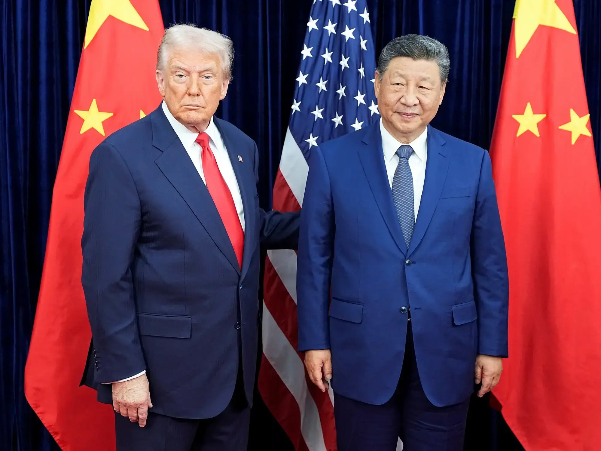 Trump con Xi Jinping, en octubre de 2025.