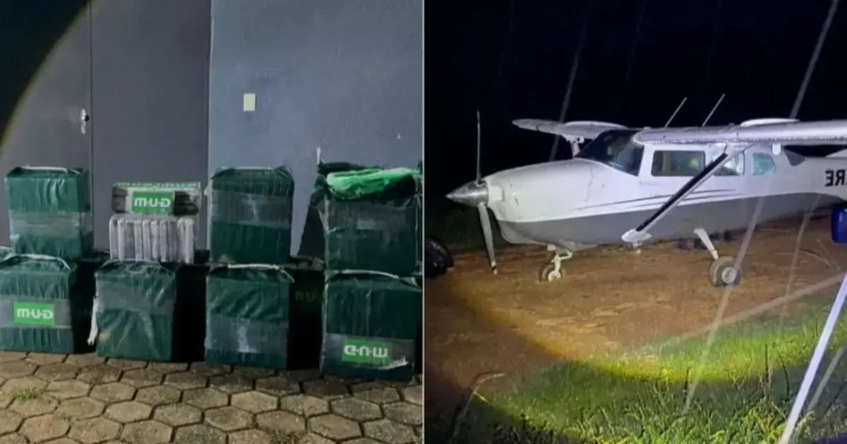 Avioneta boliviana secuestrada en Brasil.