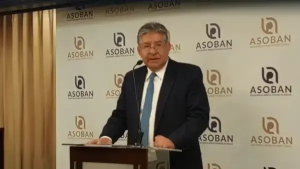 Secretario ejecutivo de La Asociación de Bancos Privados de Bolivia (Asoban), Nelson Villalobos.
