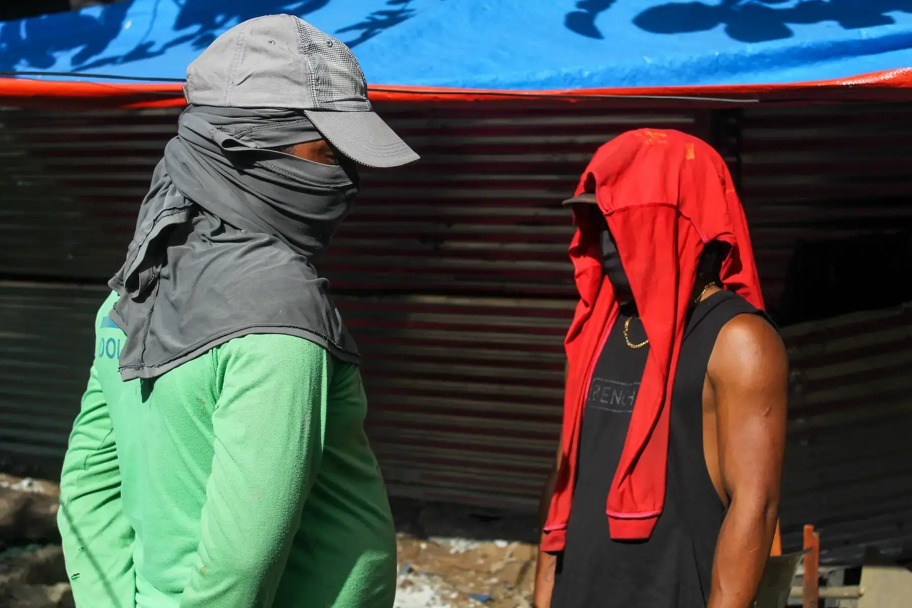 Vista del Vertedero Sanitario Provincial de Rizal tras el colapso.