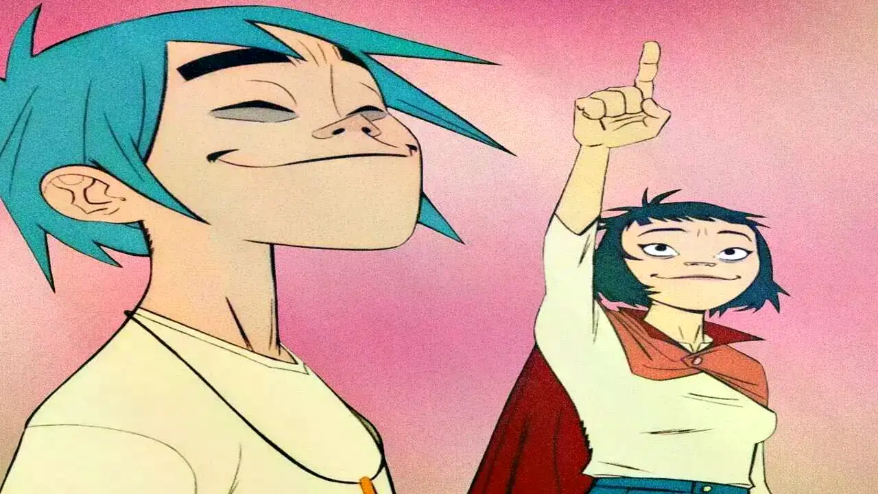 Una de las imágenes del disco The Mountain de Gorillaz.
