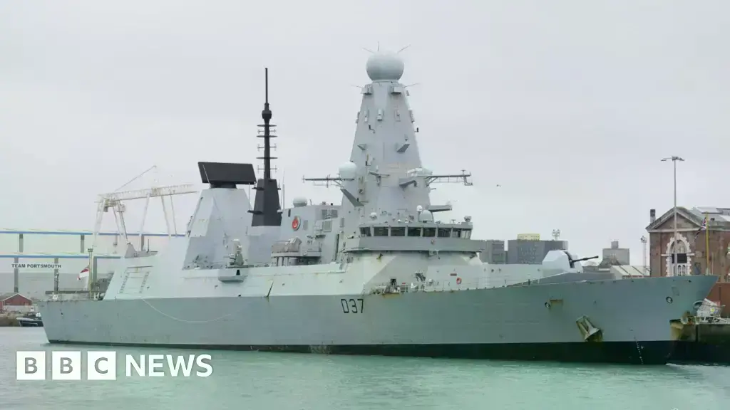 El destructor HMS Duncan, uno de los buques más avanzados de la Royal Navy.