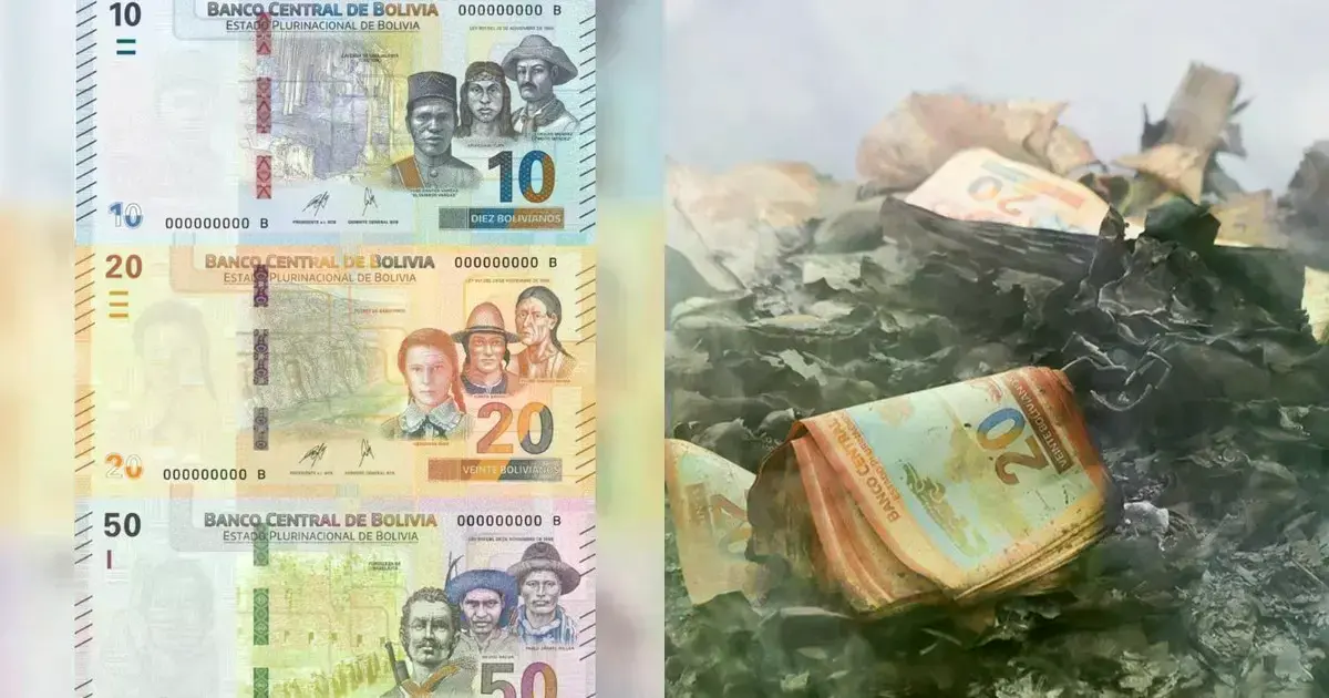 BCB garantiza validez de billetes tras accidente aéreo y lanza aplicación de verificación