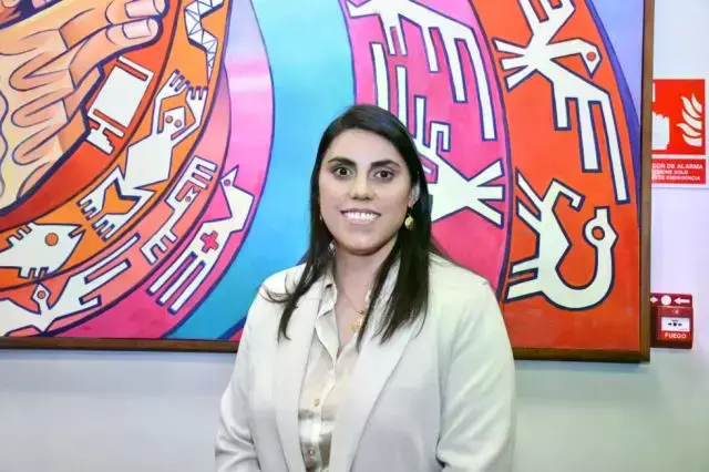 La viceministra de Autonomías, Andrea Barrientos.