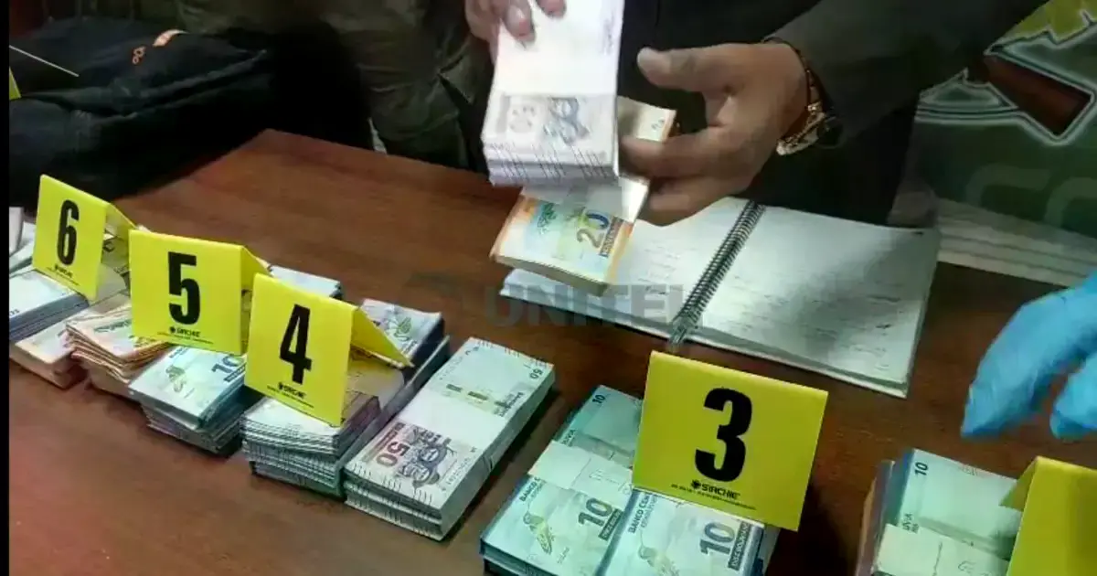 El dinero está en poder de la Policía
