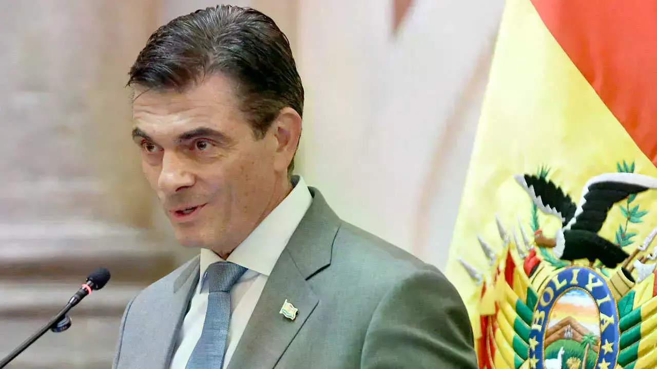 El presidente del Estado boliviano, Rodrigo Paz.