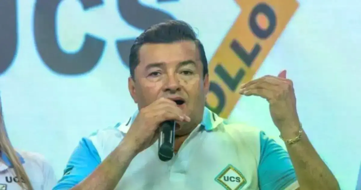 Jhonny Fernández, alcalde de Santa Cruz de la Sierra y líder de Unidad Cívica Solidaridad (UCS)