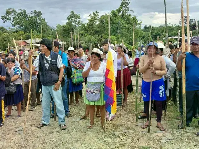 Afines a Evo Morales en el Trópico de Cochabamba.