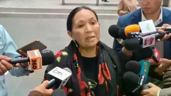 La senadora de Alianza Libre, Tomasa Yarhui.