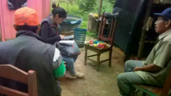 Hogares encuestados en Censo. Foto referencial.