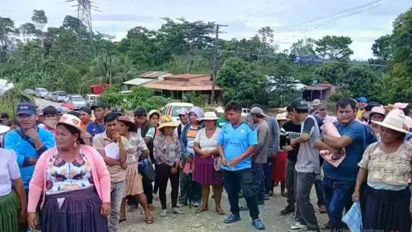 Un punto de vigilia en el cruce Tamborada, Municipio Puerto Villarroel.