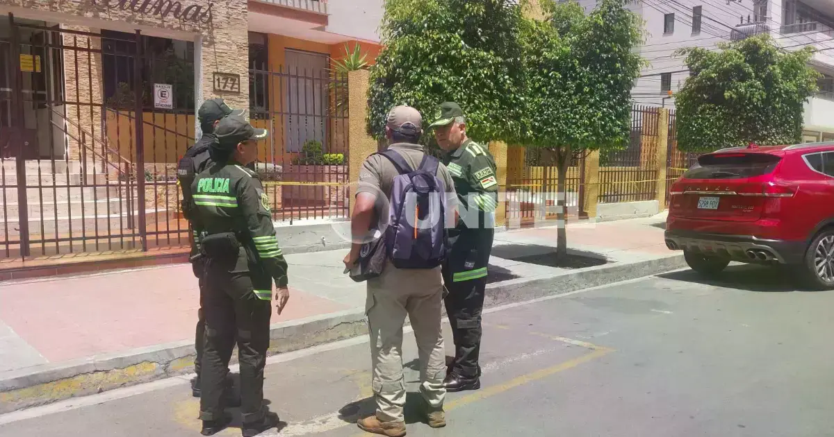 Personal policial investiga el hecho