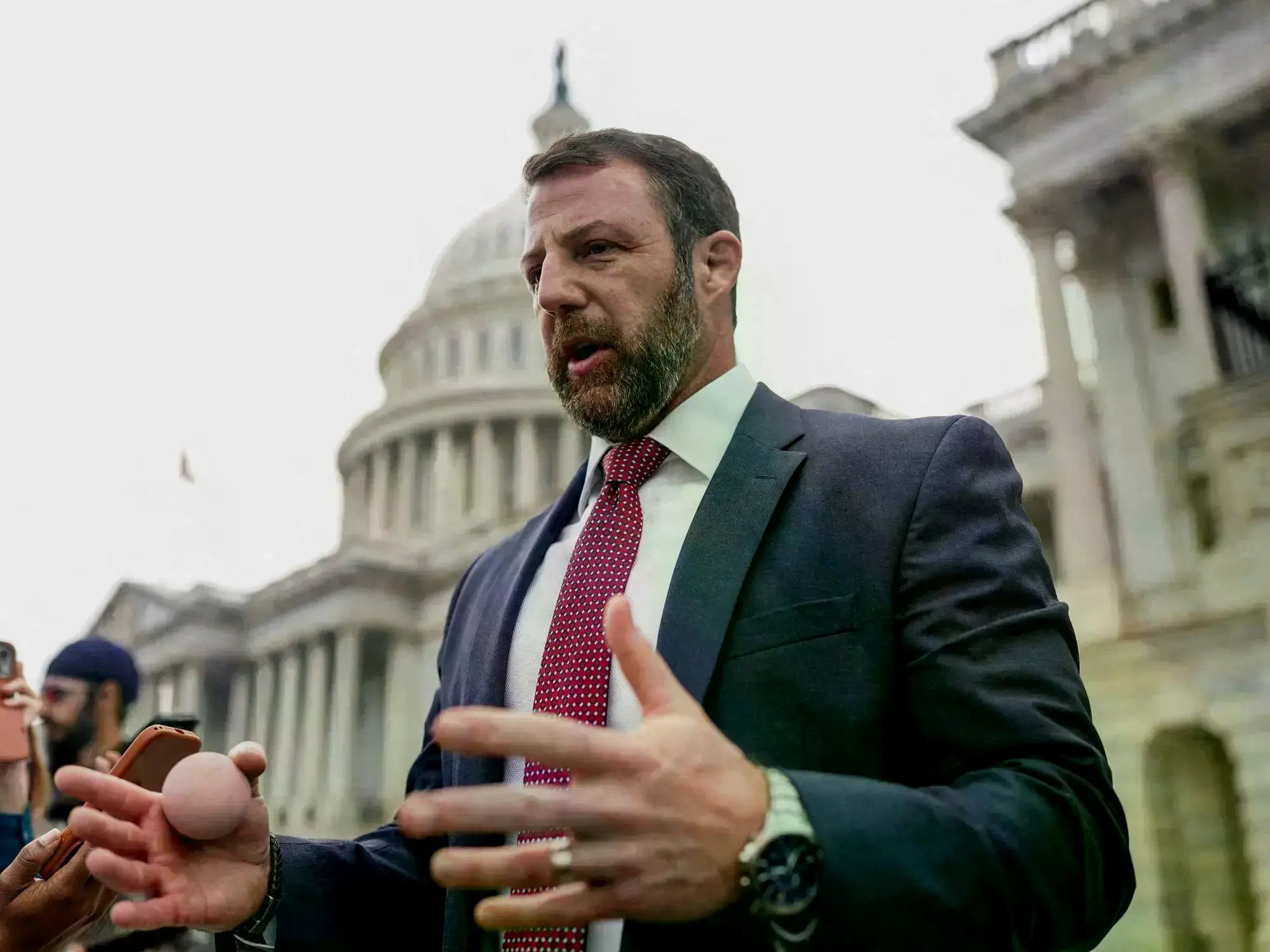 Markwayne Mullin, senador y luchador profesional de MMA.