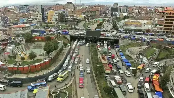 Vista de la ciudad de El Alto.