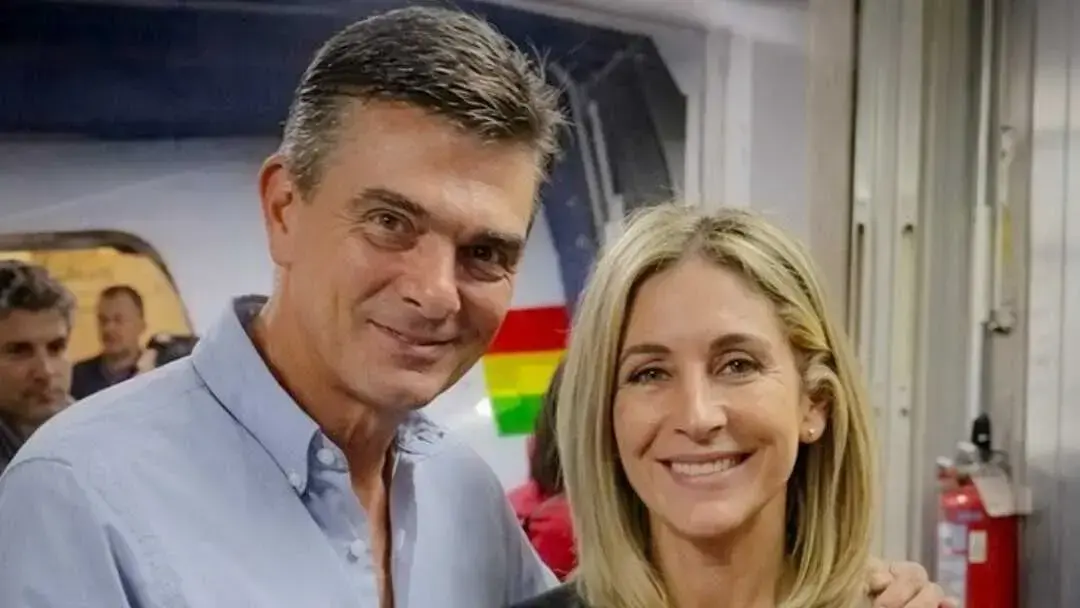 El presidente, Rodrigo Paz, y la primera dama, María Elena Urquidi.