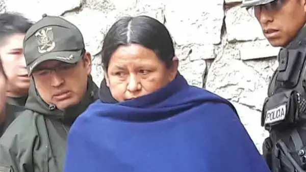 Exministra de Desarrollo Rural, Nemesia Achacollo.