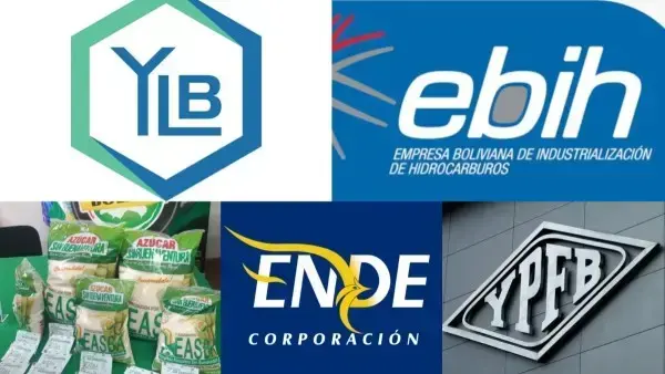 Empresas estatales que tienen deudas con el BCB.