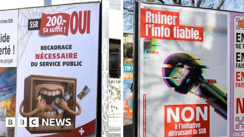 Carteles de las campañas a favor y en contra de la reducción de la tasa.