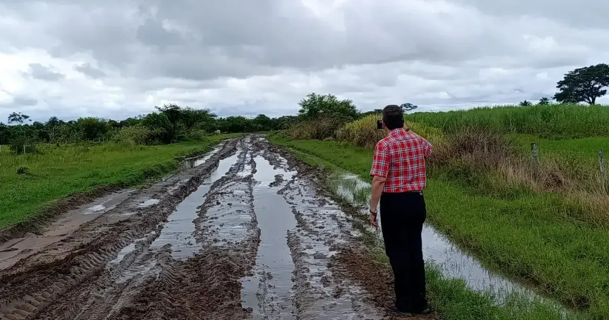 Imagen de la carretera en Portachuelo
