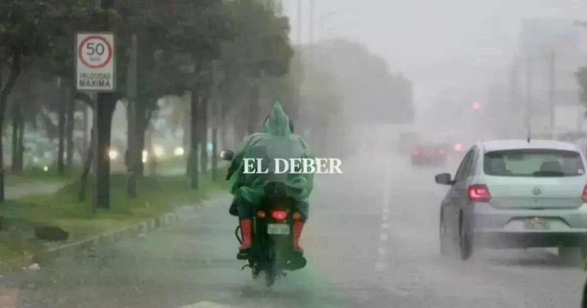 Se prevé una semana lluviosa en el departamento cruceño