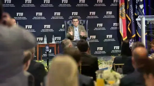 El presidente de Bolivia, Rodrigo Paz, en Estados Unidos.