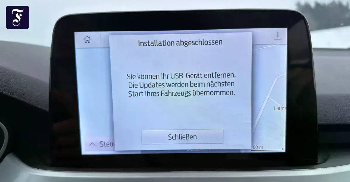 Ford Focus después de la actualización de software.