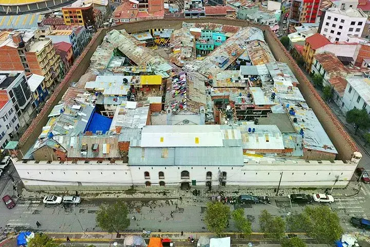 La cárcel de San Pedro que se emplaza en la ciudad de La Paz