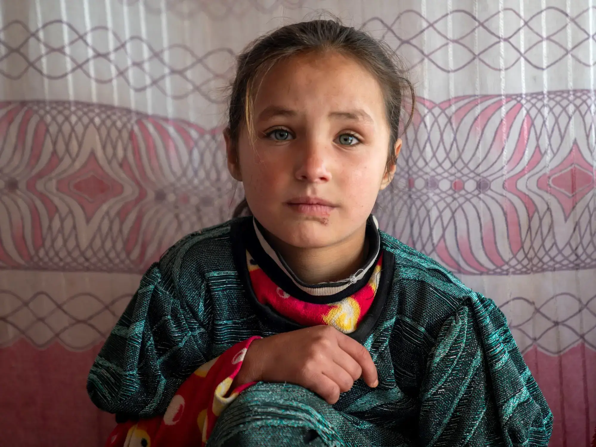 Behtar, desplazada interna en Kabul, Afganistán.