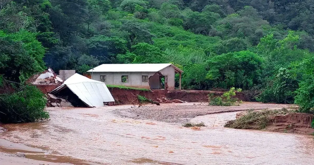Vivienda afectada por las últimas lluvias en comunidades de Tarija