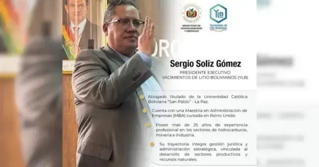 Soliz fue posesionado este martes.